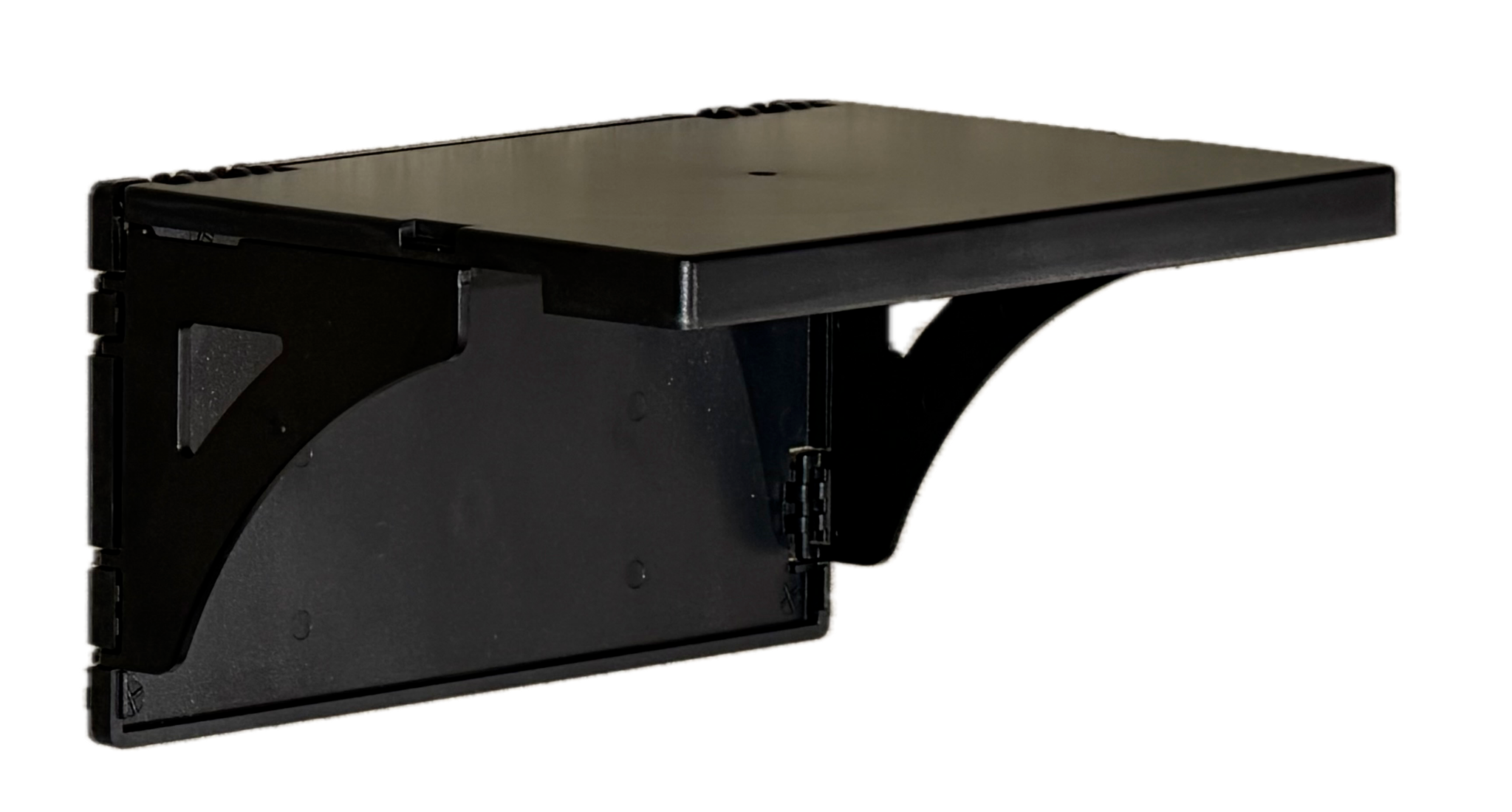 The Pocket Shelf open and ready to hold everyday items